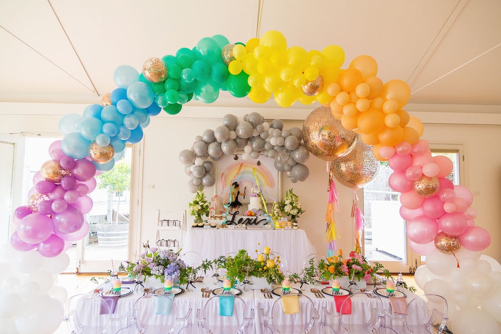 rainbow party styling