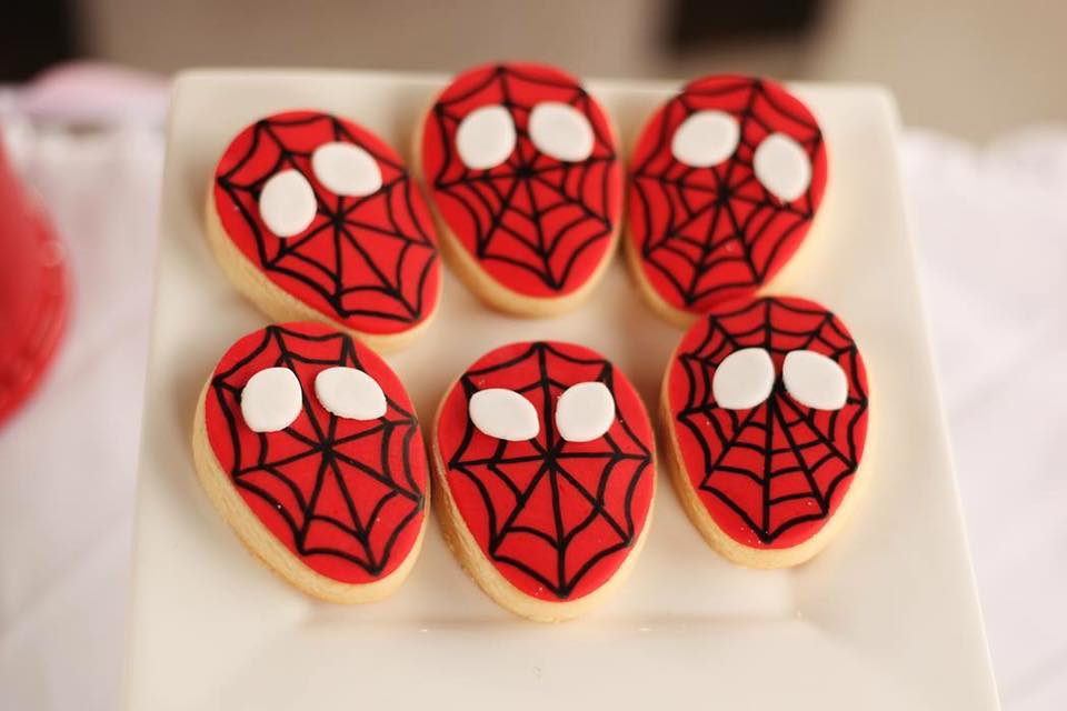 spiderman cookies