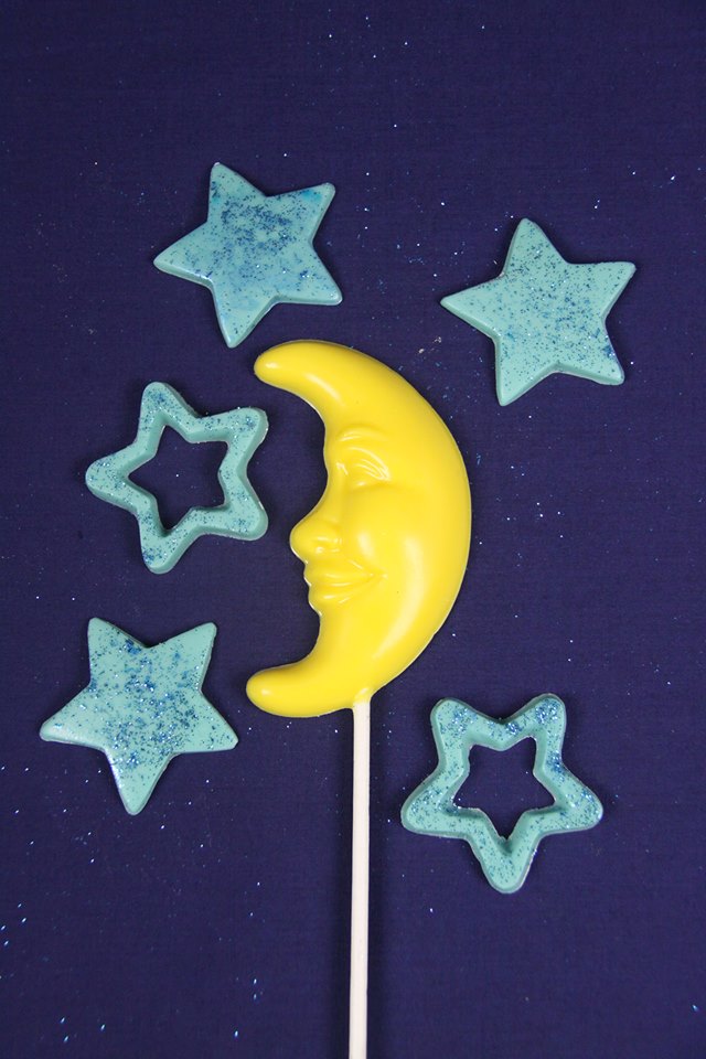 moon and star chocolate moulds