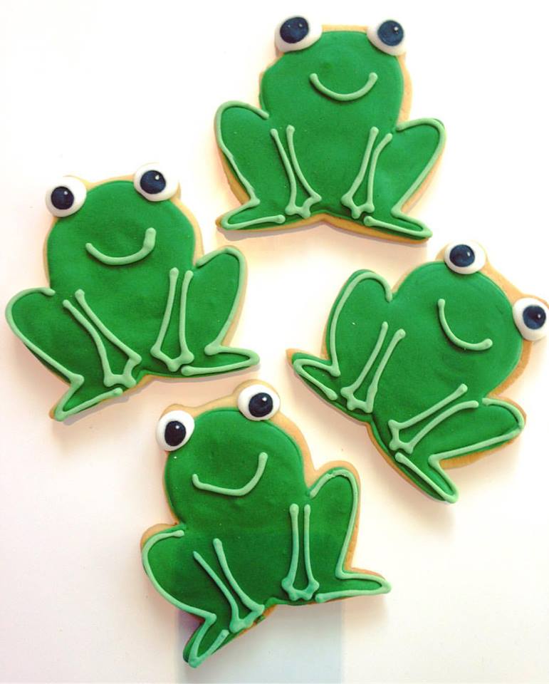 frog cookies
